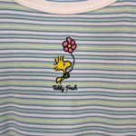 Teddy Fresh x Peanuts Women's Striped Woodstock Ribbed Tank Top Size 1X Photo 5