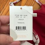ANDIE The Molokai Bikini Top swimsuit Cherry size M NWT Photo 2