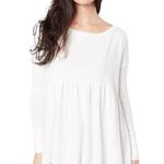 Free People Forever Your Girl White Babydoll Top Photo 2
