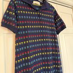 B.G. Day vintage floral print polo dress size M Blue Size M Photo 2