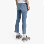 Mother Denim The Rascal Ankle Fray Bonfire Lighning Light Wash Jeans Photo 1