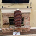 My Sassy Heart Orange and black striped midi dress with pockets / S / Excellent condition Photo 10