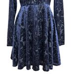 City Triangles Velvet Burnout Skater Dress Juniors SZ 3 Whimsigoth Fairy Witchy Photo 2