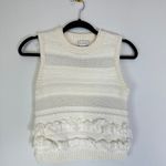 Club Monaco  Fringe Tank in Off White size XS Photo 1