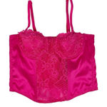 Sincerely Jules Hot Pink Lace Satin Push Photo 0