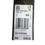 Adidas Black Favorite Tote Bag KUL08 Backpack with Rope Detail NEW Photo 9