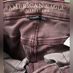 American Eagle  Super Hi-Rise Jeggings Distressed Purple Women’s 6 X-Long Stretch Photo 4