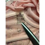 None Pink Floral Corset‎ Top With Puff Sleeves Sweetheart Neckline Women Medium Photo 8