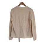Maje  Wool Cashmere Blend Cardigan Tie Closure Size 3 Large L Ivory Cream Photo 2