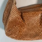Jessica Simpson Women's Crocodile Pattern Purse Shoulder Hobo Bag Orange Large Photo 11
