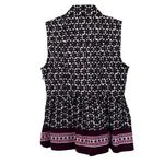Kate Spade Rambling Roses Floral Tile Sleeveless Peplum Top Size XS Photo 2