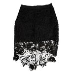 Lush Clothing Lush Lace Pencil Skirt Women’s Large Black Whimsigoth Dark Romantic Gothic Photo 1