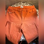 Pistola  Plus Cinnamon Orange Ankle & Cropped Jeans sz 33 wide leg cropped casual Photo 0