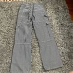 Edikted  pin stripe cargo wide leg pants size small Photo 6