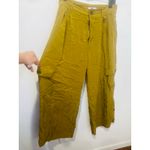 Madewell  Women's Green Loose Fitting Drapey Wide-Leg Cargo Pants Size 4 Photo 5