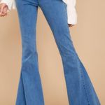 Skylar + Madison Elastic Waist Flare Bell Bottom Jeans Photo 0