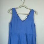 Marine layer Corinne Sleeveless Double Cotton Maxi Dress Navy Dip Dye Small 2024 Photo 4