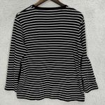 Ralph Lauren Sport XL Black Striped Cotton Top Preppy Old Money Quiet Luxury Photo 5