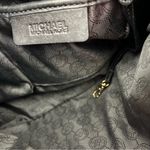 Michael Kors Susannah Black Leather Quilted Double Chain Straps Shoulder Bag Photo 2