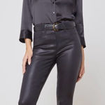 L'Agence #510  Margot Coated Skinny Jeans in Black Photo 0