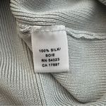 Banana Republic  celadon green silk cardigan, vintage, size M Photo 8