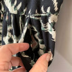 World‎ Market Cotton Ikat Moroccan Print Dress Size S/M Boho Festival Summer Black Photo 4