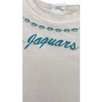 Vintage 90s Jacksonville Jaguars embroidered Logo Sweatshirt Large Made In USA Green Photo 1