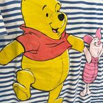 Disney Vintage 90’s POOH Winnie the Pooh Striped Shirt - LARGE Photo 1