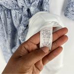 Surf Gypsy ‎ Blue Spotted Print Colorful Tassels Flare Sleeves Tie Front Romper M Photo 8