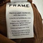 frame denim FRAME Women Le Crop Mini Boot Jeans 26 Brown Caramel Coated Bootcut Cropped Y2K Photo 6