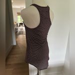 Frank & Eileen $110  Tee Lab - like new! Size S burgundy stripe Photo 3