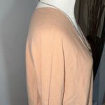 Vince  100% Cashmere Peach Long Sleeve V-Neck Top Photo 3