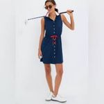Tuckernuck  Navy Sleeveless Performance Jersey Alcott Golf Dress Photo 4