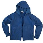 Adidas Jacket Large Teal Blue With Logo Full Zip Hoodie RN#88387 CA#40312 Flaws Photo 0