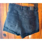 American Eagle America Eagle Highest Rise Black‎ Denim Mom Short size 4 Photo 1