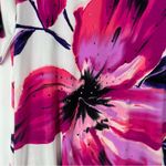 Susan Graver ‎ Slinky Stretch Knit Floral Rhinestone Embellished Short Sleeve Top Photo 3