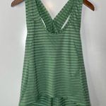 Zyia  Active Green Nimbus Split Back Tank Top Large Photo 0