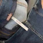 Free People denim stretchy mini skirt Photo 3