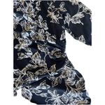 Robbie Bee Signature By  Plus Size Tiered V Neck Navy Floral Dress  Size 2X Photo 7