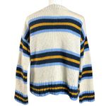 Urban Outfitters Retro 70s Boyfriend Striped Crewneck Sweater Oversized XS Boxy Photo 3