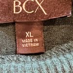 BCX ‎ Juniors Size XL Hunter Green Boat Neck Twist Hem Sweater New With Tags Photo 7