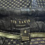 Ted Baker London Dress Pants Neolaat Jacquard Tailored Trouser Office Preppy 4 Black Photo 8
