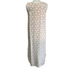 Haven Well Within Cupro Polka Dot Maxi Dress Vegan Silk Blush Pink Sz M Size M Photo 4