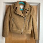 FOR THE REPUBLIC  Women’s Tan/Brown Teddy Jacket - Faux Fur. Size: Small Photo 2