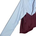 Nike  Women’s Sz XS Windrunner Colorblock Hooded Jacket  Light Blue Maroon Photo 4