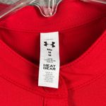Under Armour Polo Womens M Red HeatGear Short Sleeve Golf Tennis Activewear Photo 4