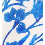 Hutch  | Silas One-Shoulder Floral Minidress | Cobalt Vining Orchids Sz 4 Photo 5