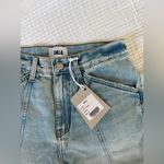 DALA Lido Barrel Jeans Flat Seam Size 26 Women’s Denim Pants New With Tags Gift Blue Photo 2
