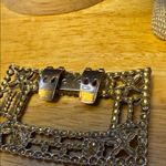 Vintage Black and Gold Shoe Clips Photo 3