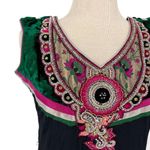 Embroidered Anarkali Suit Green Dress‎ Size M/L Green Size M Photo 2